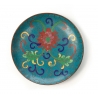 Coupelle en émail cloisonné Fleur