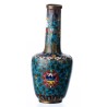 Vase en émail cloisonné Fleurs