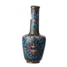 Vase en émail cloisonné Fleurs