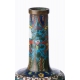 Vase en émail cloisonné Fleurs