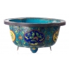 Jardinière en émail cloisonné Fleurs