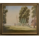 Tableau "Bord du lac", signé MARTIN 47
