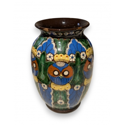 Vase en faïence de Thoune aux Hiboux