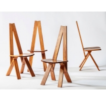 Suite de 4 chaises S45 par CHAPO