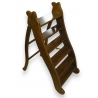 Echelle de bibliothèque en bois exotique