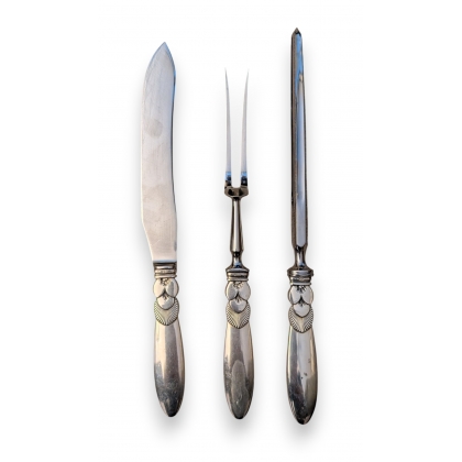 Services à viande en argent GEORG JENSEN