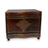 Liqueur cabinet with brass and tortoiseshell marquetry