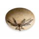 Plafonnier en verre beige et fer battu