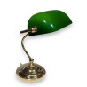 Lampe de banquier en laiton