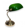 Lampe de banquier en laiton