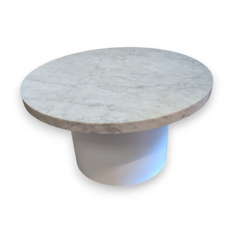 Table basse ronde marbre E15 par ENOKI