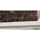 Petit bassin rectangulaire sur pied en pierre