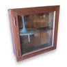 Small square hanging display cabinet