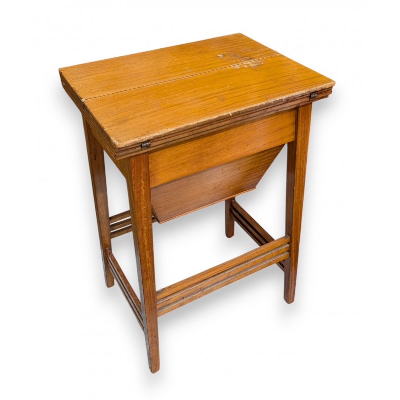 Light mahogany sewing table