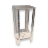 Sellette carrée en plexiglas par David LANGE