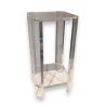 Sellette carrée en plexiglas par David LANGE