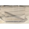 Sellette carrée en plexiglas par David LANGE