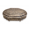 Boite en argent aux armoiries