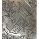 Boite en argent aux armoiries