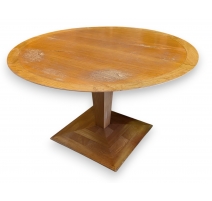Table ronde à rallonge