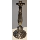 Paire de bougeoirs en argent