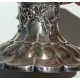 Paire de bougeoirs en argent