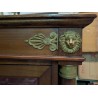Empire-style display cabinet with columns