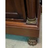 Empire-style display cabinet with columns