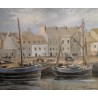 Tableau \"Honfleur\" signé L. WIDMER