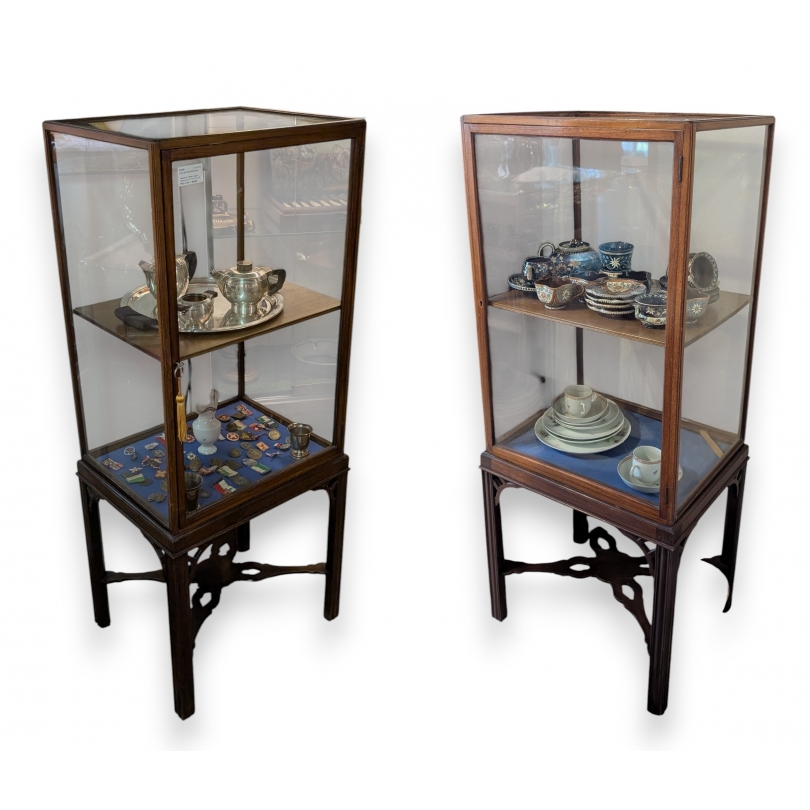 Pair of Edwardian cabinets.
