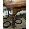 Table style Louis XIII en noyer