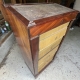 Bureau cartonnier en acajou