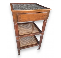 Table d'appoint carrée en noyer