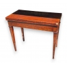 Table à jeux rectangulaire Directoire en acajou