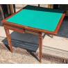 Table à jeux rectangulaire Directoire en acajou
