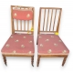 Paire de chaises de nourrisse