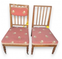 Paire de chaises de nourrisse