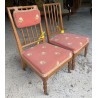 Paire de chaises de nourrice