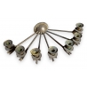 Suite de 4 appliques Empire en bronze