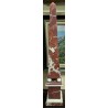 Pair of red marble obelisks by  Moinat SA  - Antiques and home décor