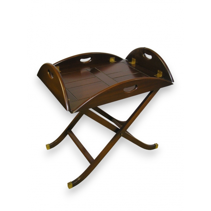Butler-tray en acajou