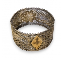 Lien de serviette filigrane en argent