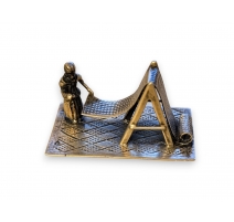 Frappeur de tapis en argent