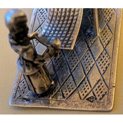 Frappeur de tapis en argent
