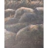 Tableau \"Ours au crépuscule\" signé GICÉ 25
