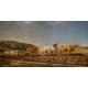 Painting "Team of oxen", signed PELLETIER.
