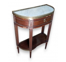 Console demi-lune Louis XVI