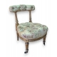 Chaise ponteuse Louis XVI dorée