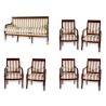 Empire-style living room set comprising 1 sofa and 6 armchairs. From  Moinat SA  - Antiques and home décor