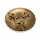 Coupelle ronde "Trois fleurs de lys", en bronze